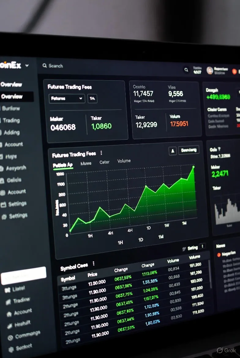 نمودار فیوچرز-کوینکس